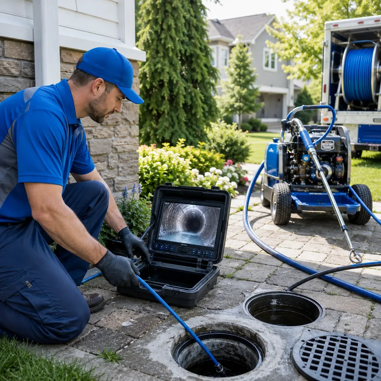 Outdoor drain cleaning professionals serving Lone Tree, IA